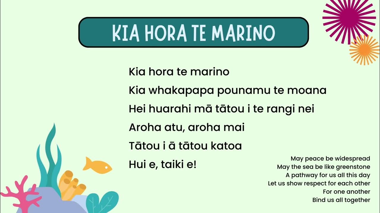 Kia Hora Te Marino YouTube kia-hora-te-marino-youtube