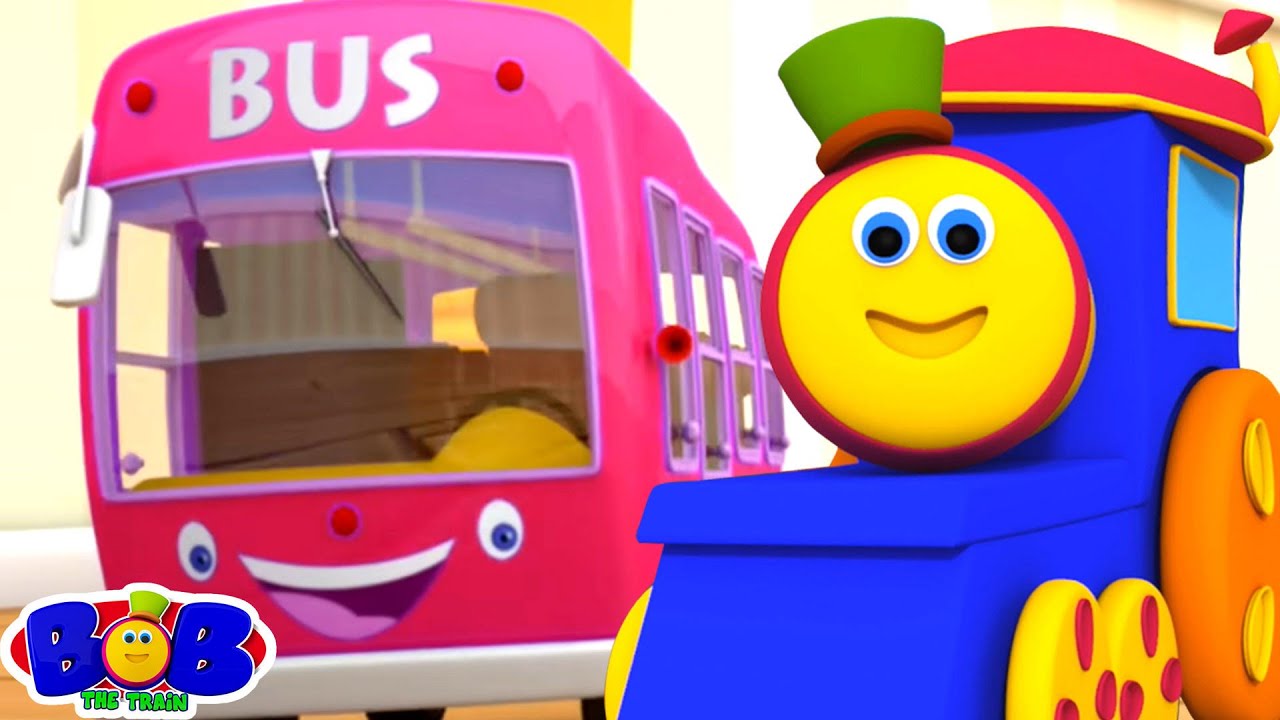 Wheels On The Bus, Bob The Train + More Cartoon Videos for Babies - YouTube