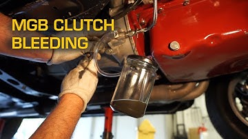 MGB Clutch: Bleeding and Refreshing the Hydraulic Fluid in an using the Gunson’s Eezibleed System
