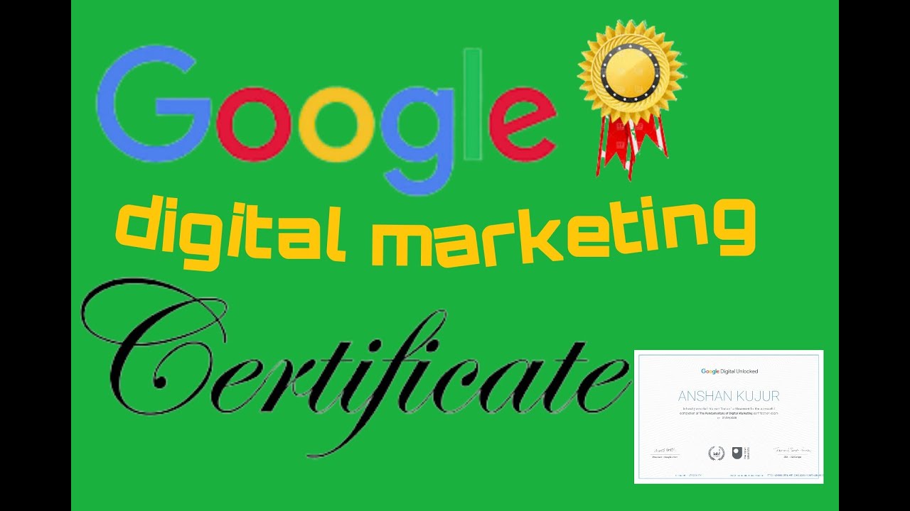 Google Digital Marketing Garage Certification Final Exam Answers 2020 