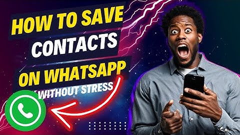 How To Save Contacts On WhatsApp Automatically In less than 5 minutes in 2024