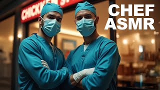 Asmr Marinating Chicken Breasts In Surgical Latex Gloves