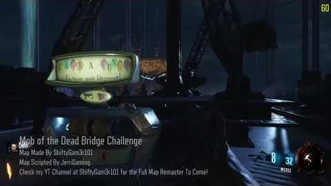 Mob of The Dead Bridge Challenge Map! (Custom Zombies)