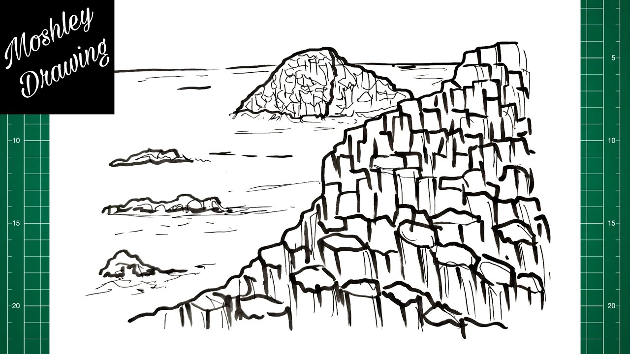 How To Draw The Giant s Causeway YouTube how-to-draw-the-giant-s-causeway-youtube