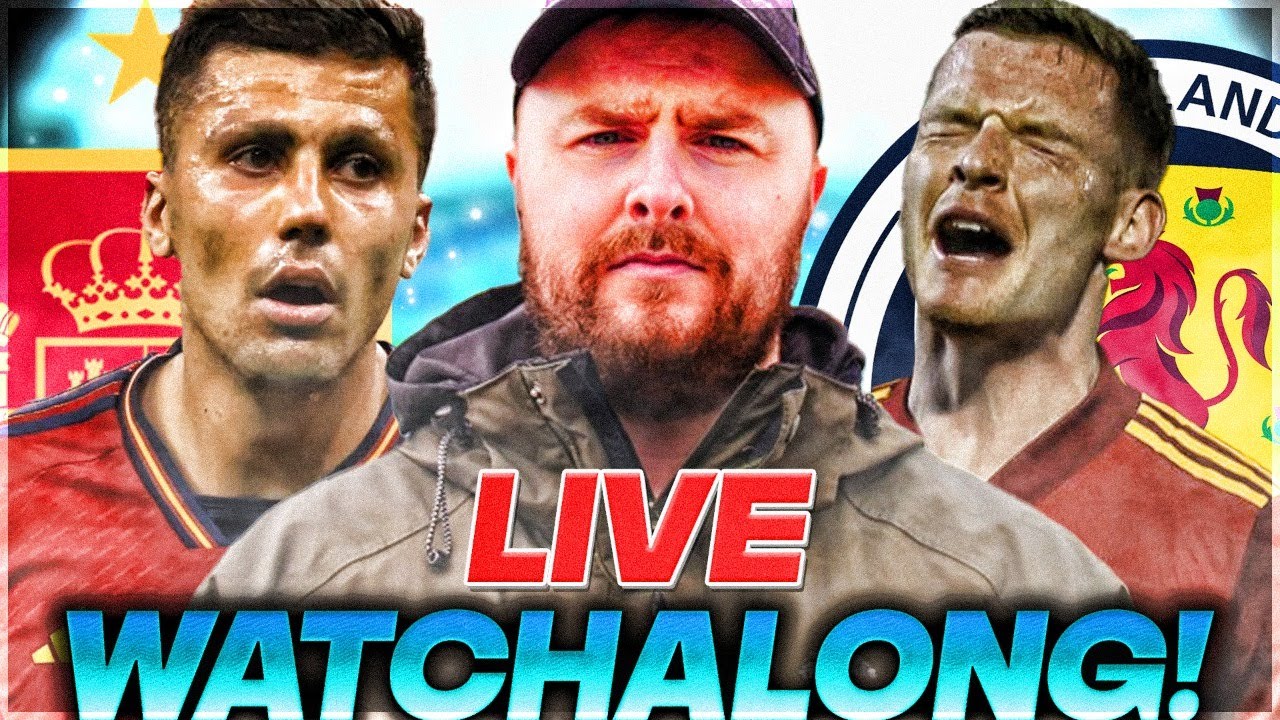 Spain v Scotland LIVE Euro 2024 Qualifier Watchalong YouTube