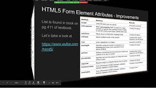 NMC CSS222 WK 9 Tues   HTML Forms & Form Elements