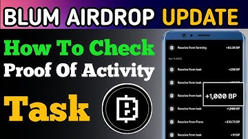 Blum Proof Of Activity Checker | How to check Blum Prove Of Activity task |