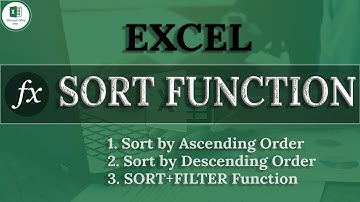 Stop Sorting Manually! Master Excel’s SORT Function Like a Pro