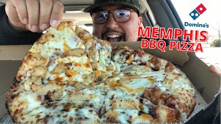Dominos Memphis Bbq Chicken Pizza Mukbang Review 2021