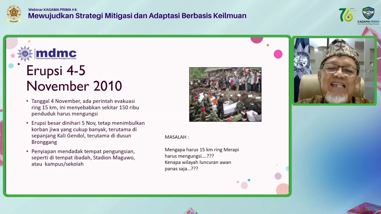 Г-н Х. Буди Сетиаван С.Т. - Председатель Центрального руководства (ПП) MDMC Мухаммадии.