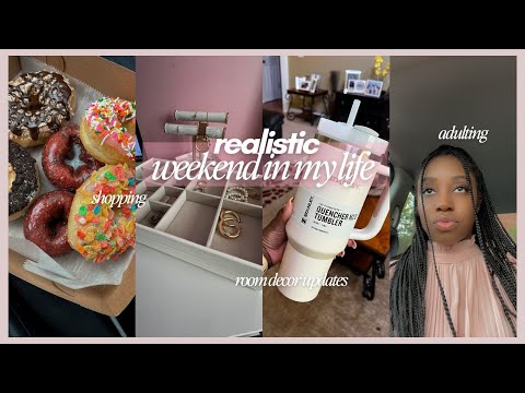 realisitic weekend in my life, shopping for gifts, my weekly reset, hauls