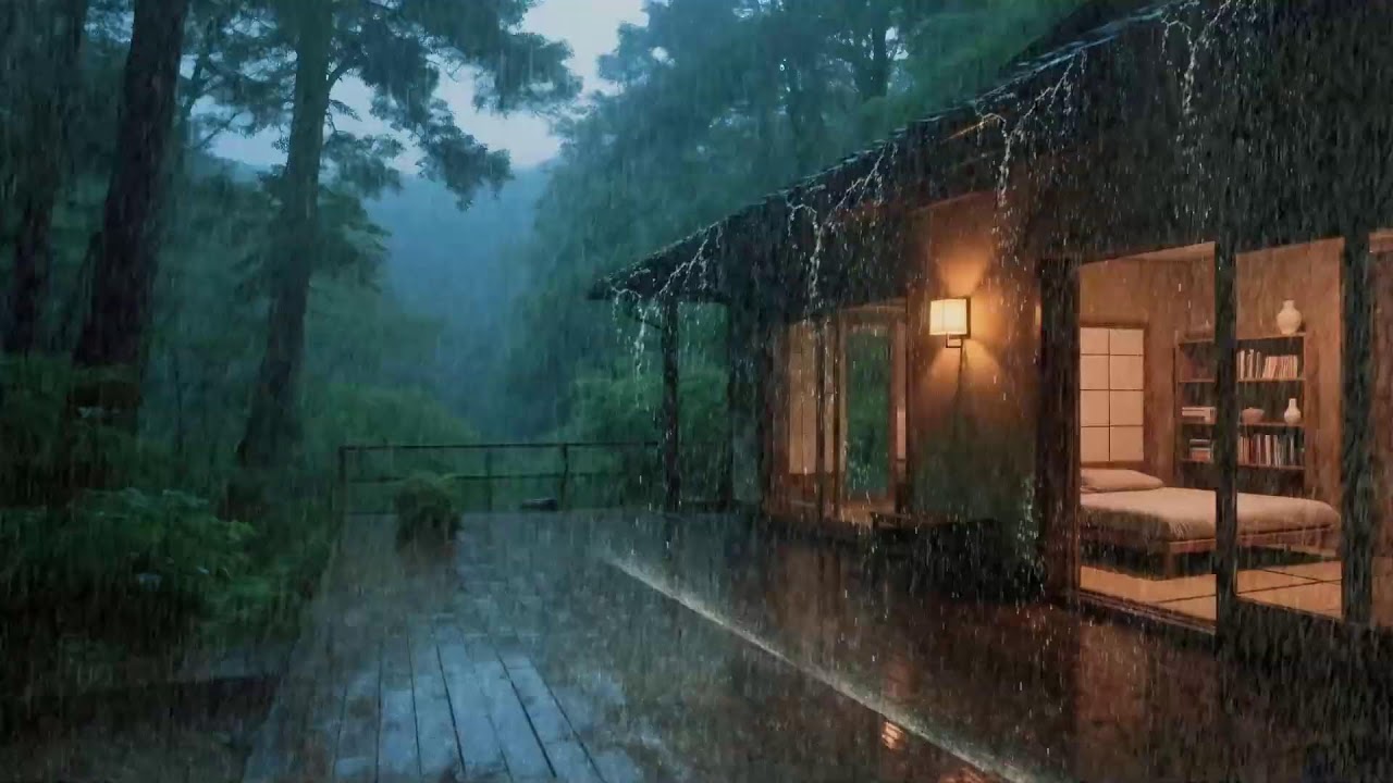 Gentle Night Rain ASMR for Insomnia, Overthinking Relief, and Soft Background Sleep Sounds