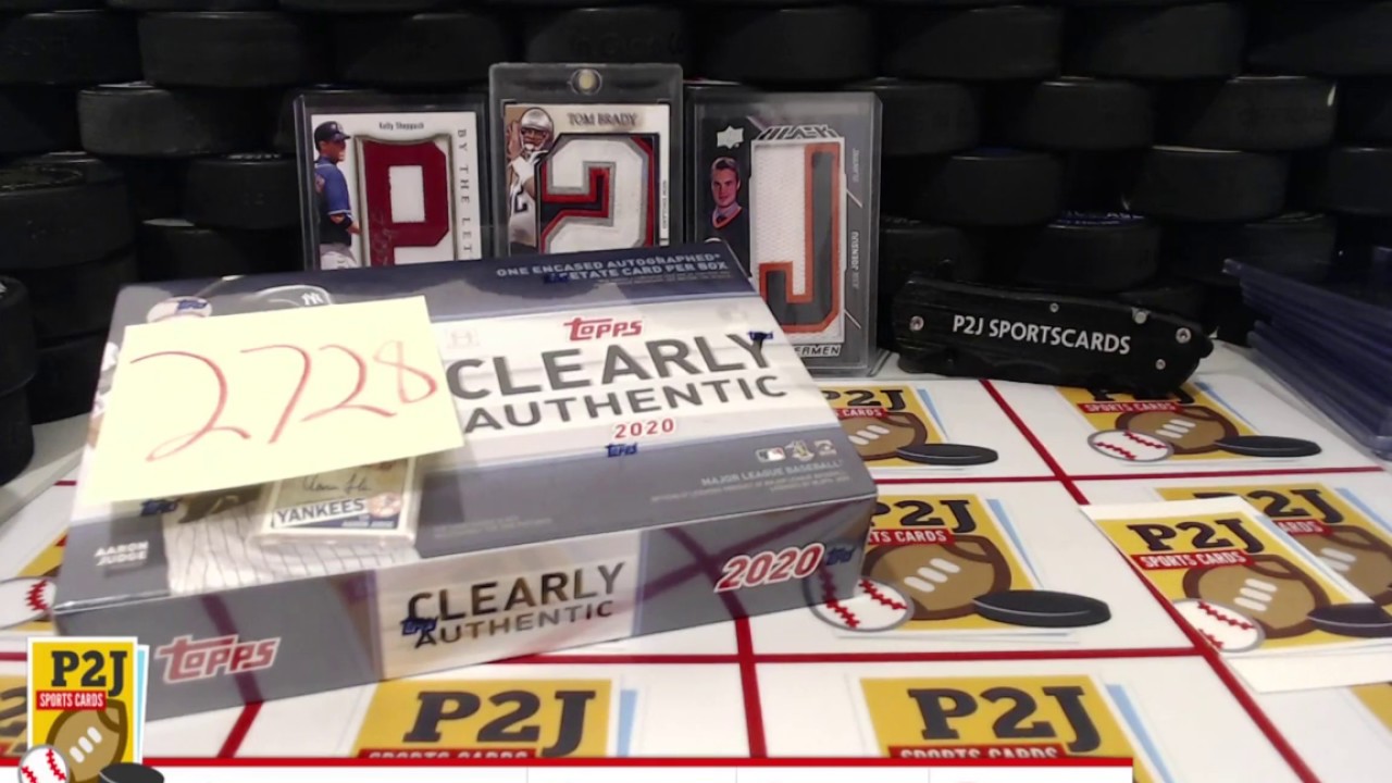 eBay LIVE Box Break 2728 2020 Topps Clearly Authentic Baseball Box