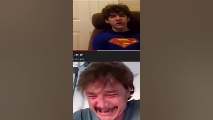 Pedro pascal crying at superman #shorts #parati