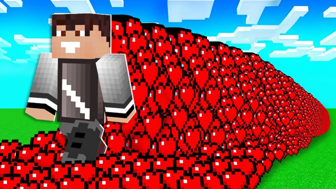 WSZYSTKO CO DOTKNĘ ZMIENIA się w SERCA w Minecraft!