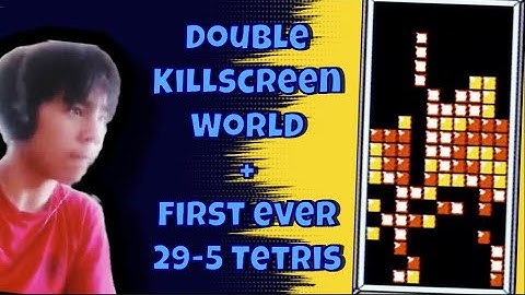 Double Killscreen Lines WR + First Ever 29-5 Tetris WR - NES Tetris
