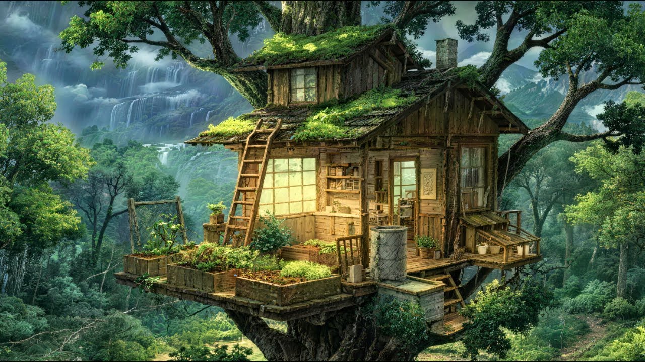 A Peaceful Seaside Homestead 🌿 | Ghibli-Style Animation | Warm Baking & Relaxing ASMR