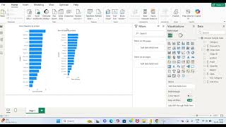 How to create stacked bar chart in power BI Beginner Friendly learn Excel and power BI with Rafia