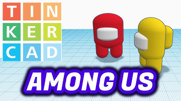AMONG US Character | How to | Crear personaje | - Tinkercad 3D Design