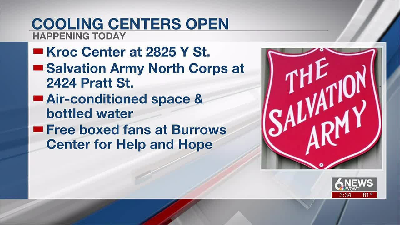 Cooling centers open in Omaha ahead of heat wave - YouTube