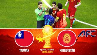Taiwán vs Kirguistán | Qualifiers AFC | World Cup China 2026 | ROUND 2 | FECHA 3 | G-G