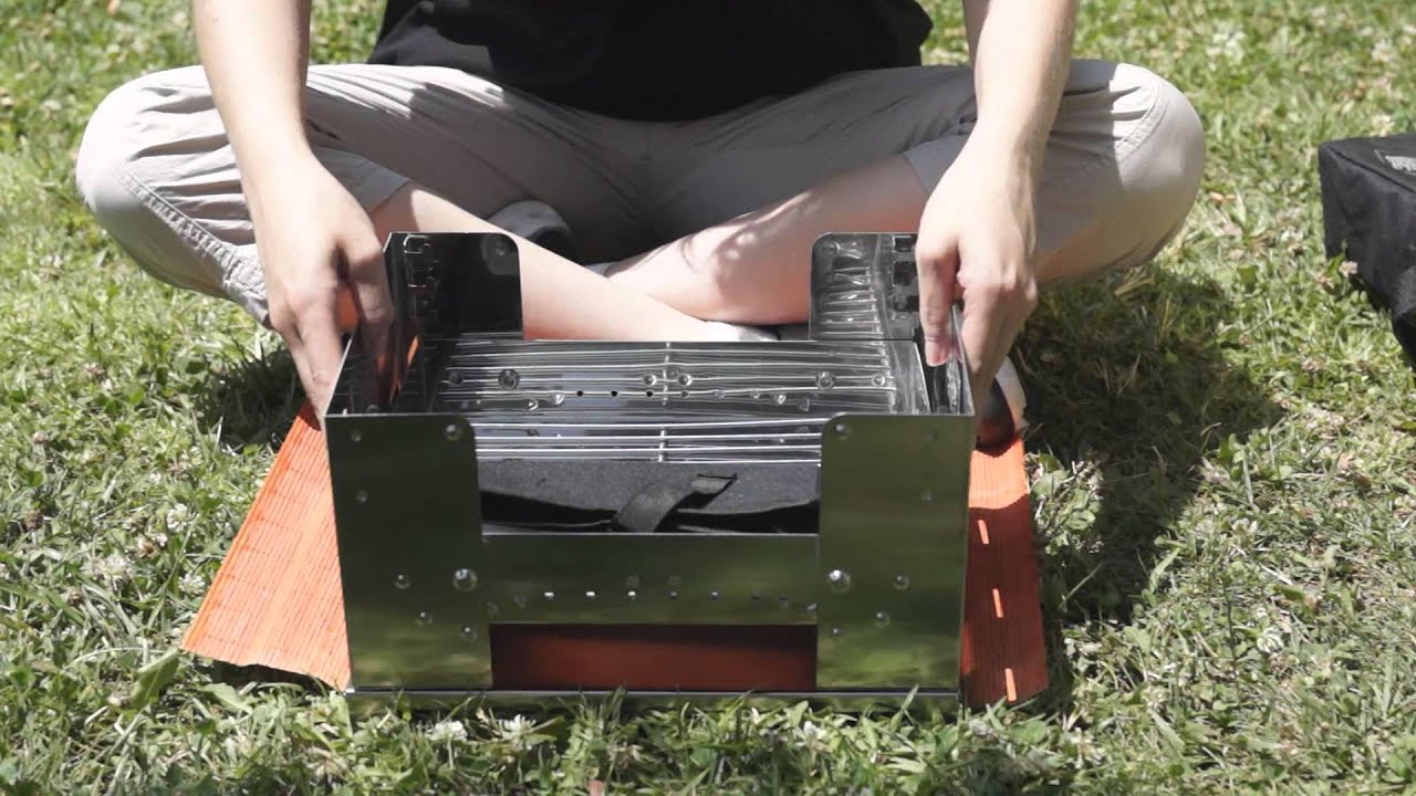 Esbit Portable Folding Charcoal BBQ Grill