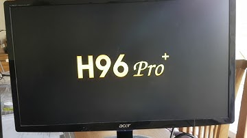 H96 Pro Plus boot error, black screen