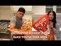 Eating the biggest pizza slice you've ever seen | Vlog #8