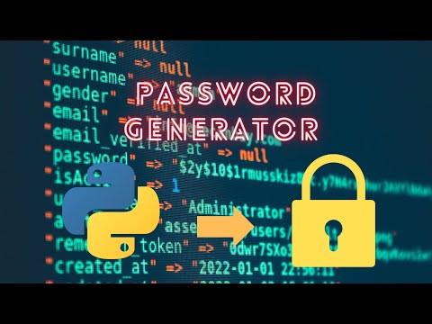 🔐 Python Password Generator🔒