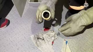 Exhaust Gas Analyzer Filter Cleaning