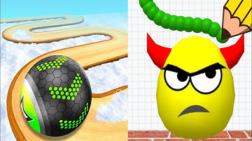 Going Balls VS Draw To Smash - Walkthrough Gameplay - All Levels (iOS, Android )