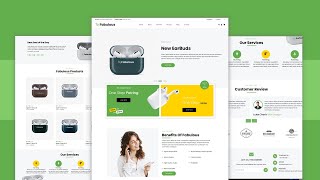 Responsive Earbuds Ecommerce Website Using HTML CSS JAVASCRIPT (How To Make An e-commerce Website)