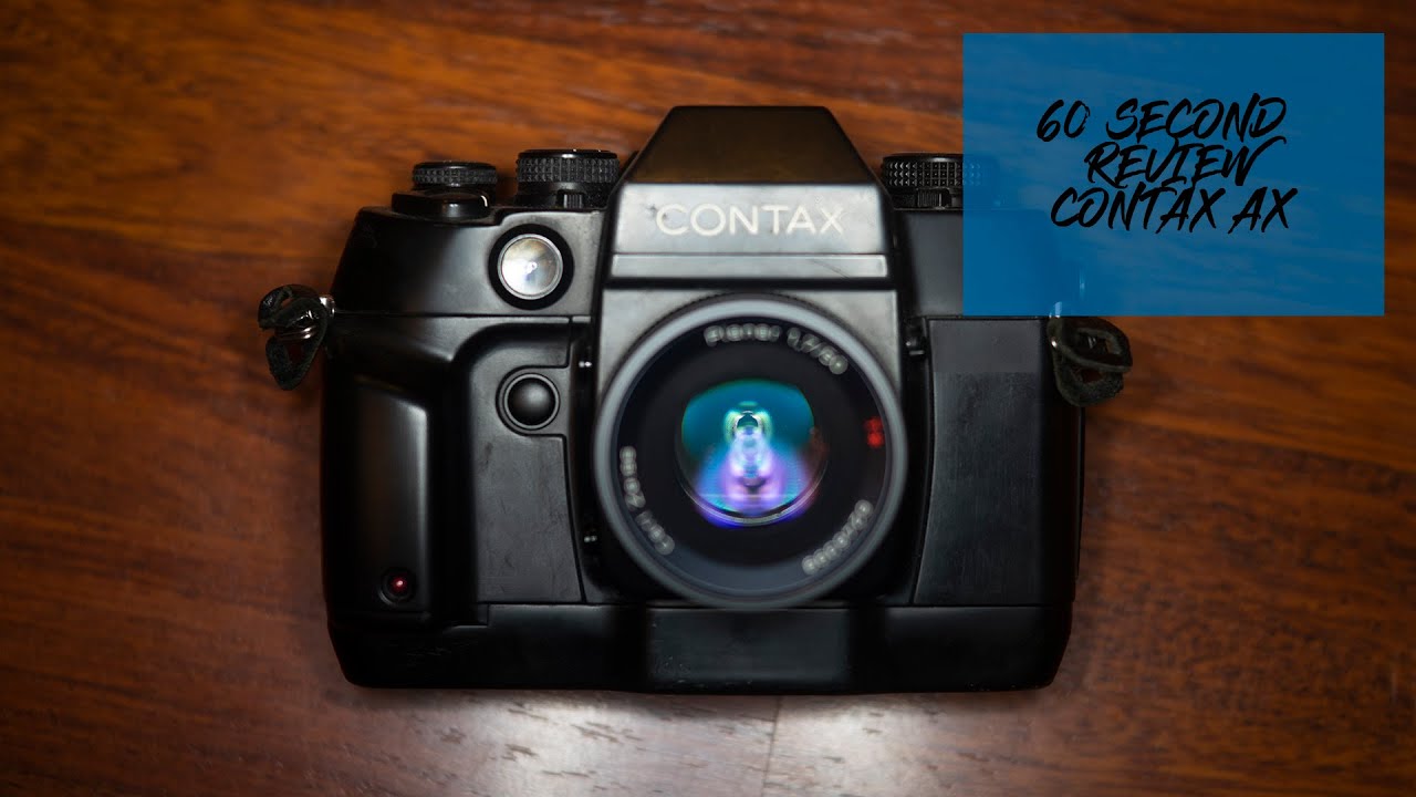 60 Second Camera Review - Contax AX - YouTube