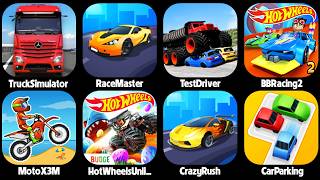Race Master 3D,Truck Simulator,Moto X3M,BB Racing 2,Hot Wheels Unlimited,Car Parking,Crash Rush screenshot 4