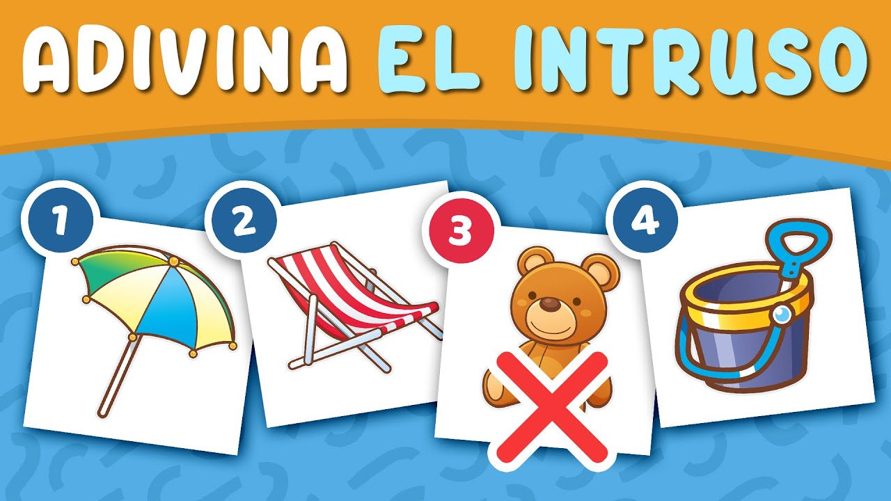 ¿Qué objeto no pertenece al grupo? [JUEGO DE LÓGICA] Niños de 4 a 6