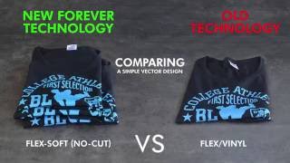Flex-Soft (No-Cut) vs Flex/Vinyl - Print 3 FSNC T-Shirts or 1 Flex/Vinyl T-Shirt screenshot 3