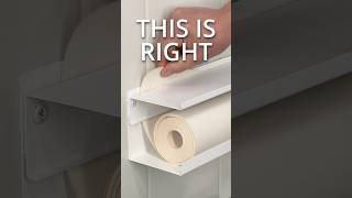 Every wall-mounted paper roll gets this wrong #design #productdesign #ikea #scandinaviandesign