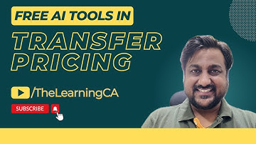 Free AI tools which can be used in Transfer Pricing Analysis by CA Abhishek Bhavsar @TheLearningCA