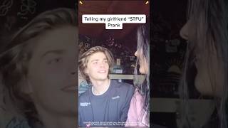 Playing a prank ofod telling my girlfriend to “shut up”😂😭#funny#funnyvideo #couple #fyp#usaus