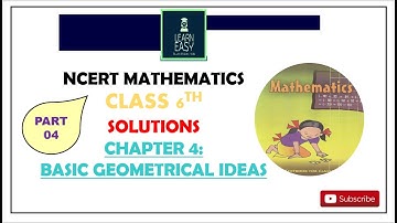 Chapter 4: Basic Geometrical Ideas |Ex 4.4|Class 6th |Maths Ncert Solutions | CBSE Based learning