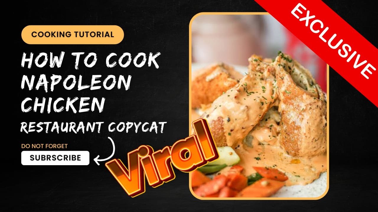 NAPOLEON CHICKEN | DATE NIGHT DINNER IDEAS | SUNDAY DINNER VIRAL | SIMPLE FANCY DINNER RECIPE