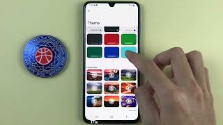 How to change the Theme and keyboard color on Samsung A70 Android 11 screenshot 1