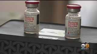 Riverside County Holds COVID-19 Vaccine Clinic For First Responders