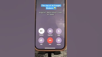 The rise of AI Freight brokers 😂 #ai #truckdriver ￼