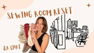 🧵 My sewing room is a MESS… and it’s time for a RESET! ✂️🪡  Update