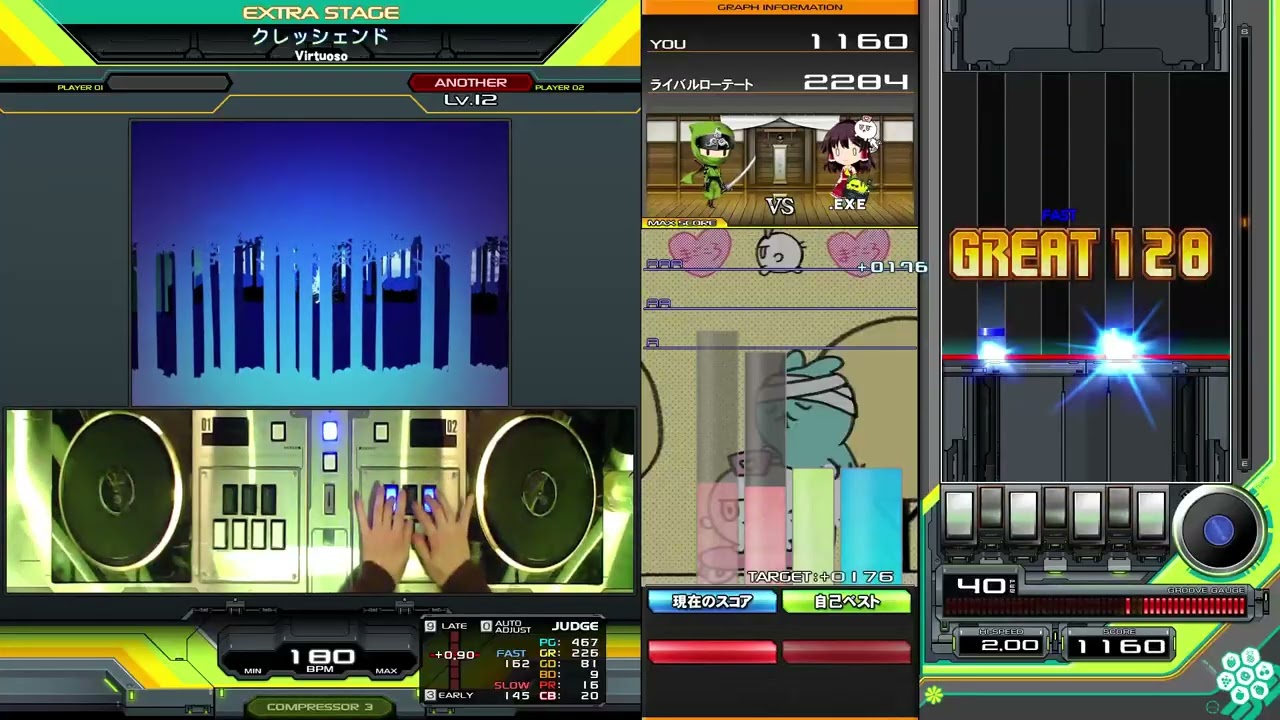 【beatmania IIDX】初見ハード！クレッシェンド / Virtuoso