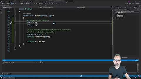 4.3 Modulo Operator - Learning C#