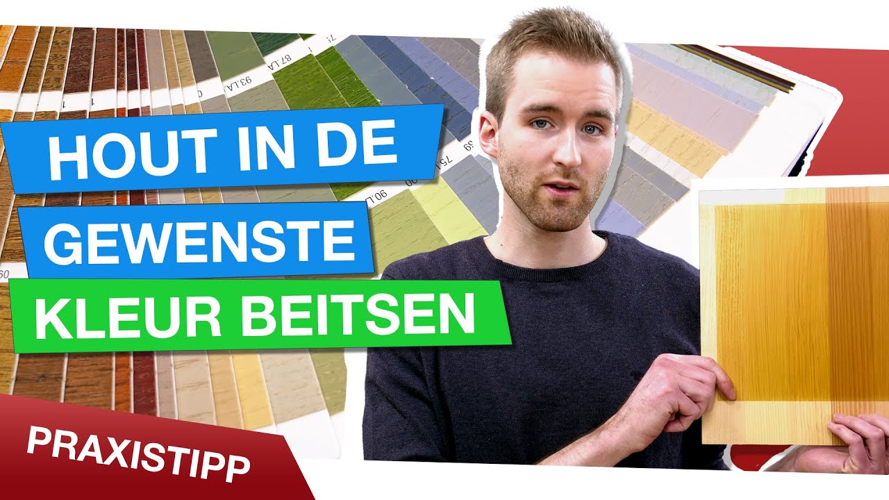 Gekleurde houtbeits aanbrengen – Zo doe je dat!