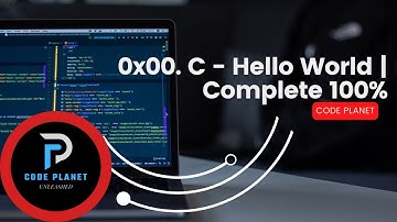 #0x00. #C - #Hello World - #100% Complete