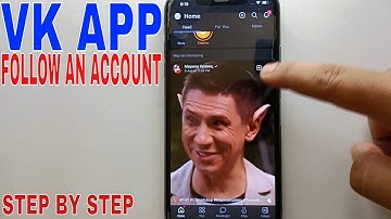 ✅  How To Follow An Account In VK 🔴